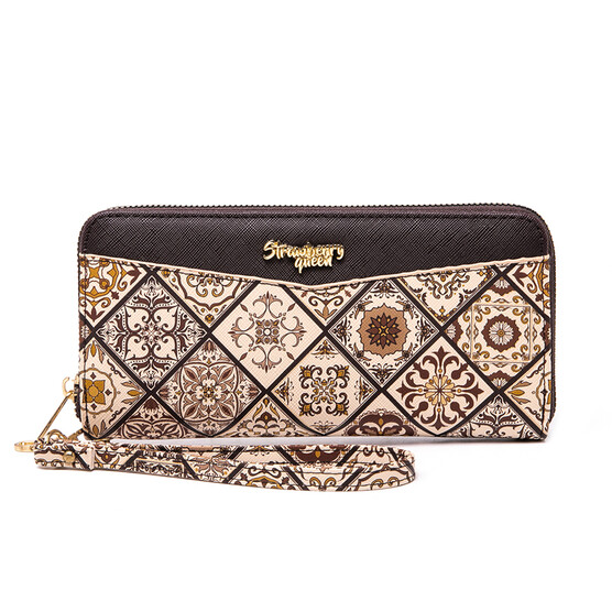 VIVI LONG WALLET - BATIK BD, BEIGE